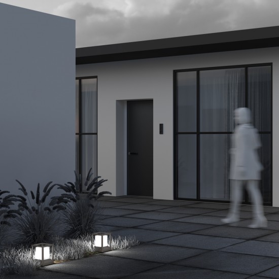 Stalp Trim O455FL-01GF1 Maytoni E27, Grafit, Germania