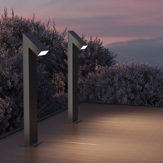 Stalp Guss O592FL-L15GF3K Maytoni LED, Grafit, Germania