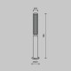 Stalp Lit O593FL-L12GF3K Maytoni LED, Grafit, Germania