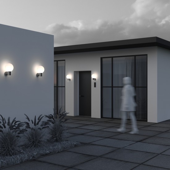 Aplica Exterior Bold O598WL-01GR Maytoni E27, Gri, Germania