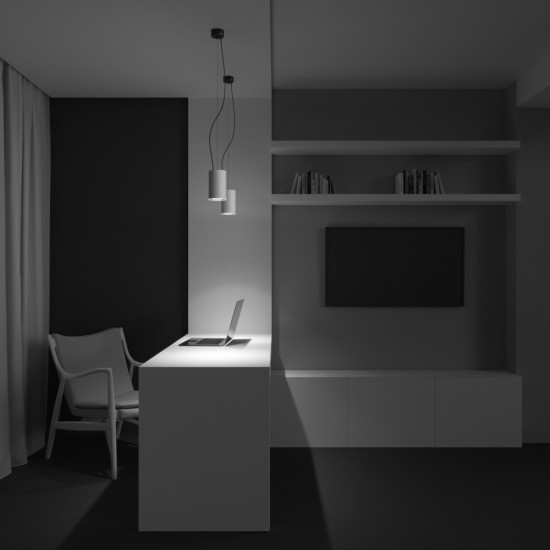 Pendul Efir P089PL-25W3K-W Maytoni LED, Alb, Germania