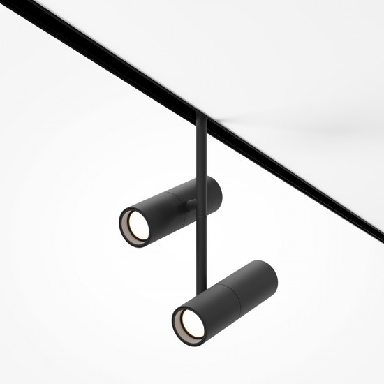 Downlight Sina Magnetica Elti Duo TR005-2-2X12W3K-B Maytoni LED, Negru, Germania