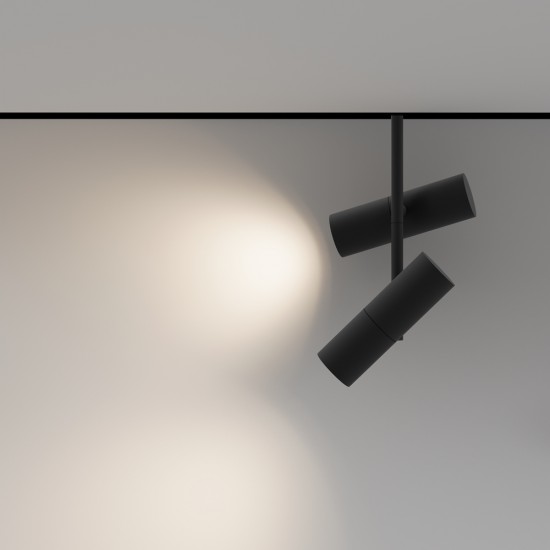 Downlight Sina Magnetica Elti Duo TR005-2-2X12W3K-B Maytoni LED, Negru, Germania