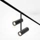 Downlight Sina Magnetica Elti Duo TR005-4-2X12W-DS-B Maytoni LED, Negru, Germania