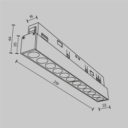 Downlight Sina Magnetica Points TR031-2-12W3K-W Maytoni LED, Alb, Germania