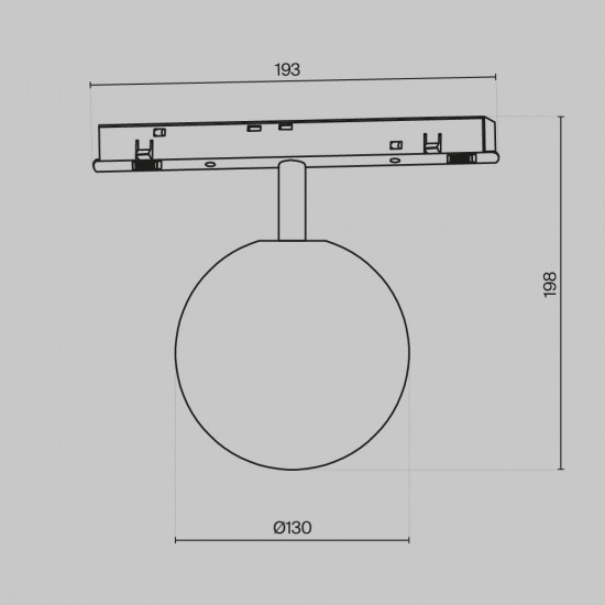Downlight Sina Magnetica Luna TR038-4-5W3K-WW-DS-W-1 Maytoni LED, Alb, Germania
