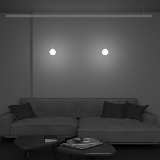 Pendul Sina Magnetica Luna TR039-4-5W3K-WW-DS-W-1 Maytoni LED, Alb, Germania