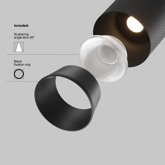 Downlight Sina Magnetica Artisan TR097-2-12W3K-M-BB Maytoni LED, Negru, Germania