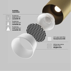Downlight Sina Magnetica Artisan TR097-2-12W3K-M-BMG Maytoni LED, Auriu, Germania