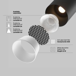 Downlight Sina Magnetica Artisan TR097-2-12W4K-M-BB Maytoni LED, Negru, Germania