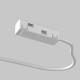Power Input Sina Magnetica Accessories For Tracks Exility TRA034B-42W-1 Maytoni Alb, Germania