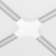 Cruce Distribuitor Sina Magnetica Slim Accessories For Tracks Radity TRA084CX-11W Maytoni Alb, Germania