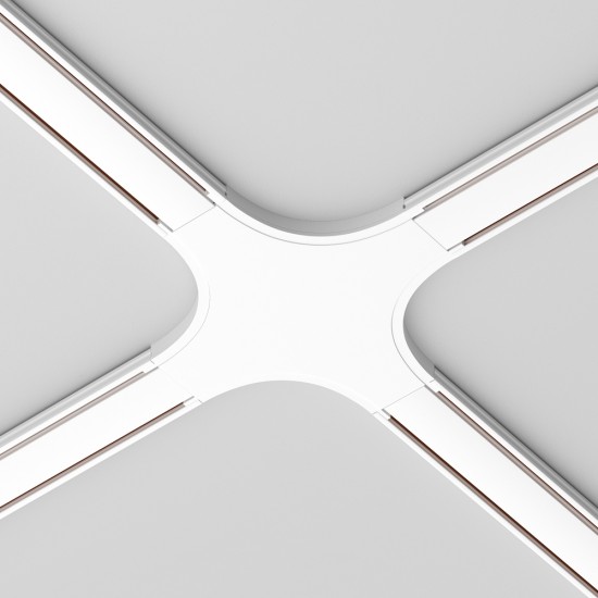Cruce Distribuitor Sina Magnetica Slim Accessories For Tracks Radity TRA084CX-11W Maytoni Alb, Germania