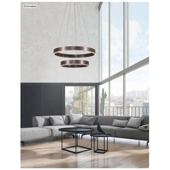 Suspensie NADOR Nova Luce Modern, Led, 88622102 D, Grecia