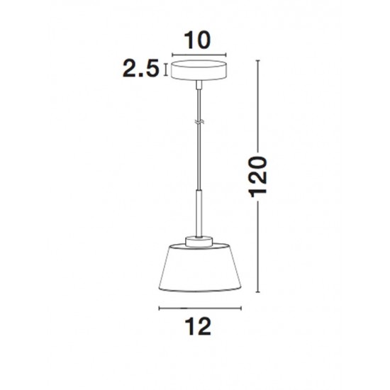 Pendul BOCCALE Nova Luce Elegant, G9, 1300301301, Grecia