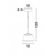 Pendul BOCCALE Nova Luce Elegant, G9, 1300301301, Grecia