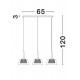 Suspensie BOCCALE Nova Luce Elegant, G9, 1300301303, Grecia