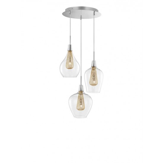 Suspensie FILO Nova Luce Modern, G9, 1500202803, Grecia