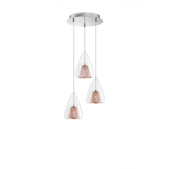 Suspensie HUGO Nova Luce Modern, G9, 1600200503, Grecia