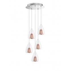 Suspensie HUGO Nova Luce Modern, G9, 1600200507, Grecia