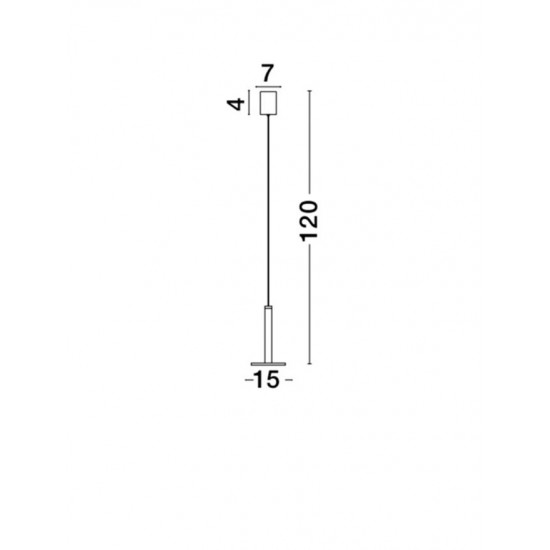 Pendul PALENCIA Nova Luce Modern, Led, 1703301201, Grecia