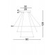 Suspensie DEA Nova Luce Modern, Led, 17222001, Grecia