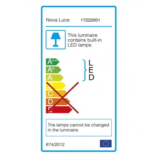 Suspensie DEA Nova Luce Modern, Led, 17222001, Grecia