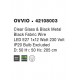 Pendul OVVIO Nova Luce Modern, E27, 42108003, Grecia