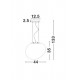Pendul CIOTTOLI Nova Luce Modern, E27, 4619601, Grecia