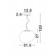 Pendul CIOTTOLI Nova Luce Modern, E27, 4619602, Grecia