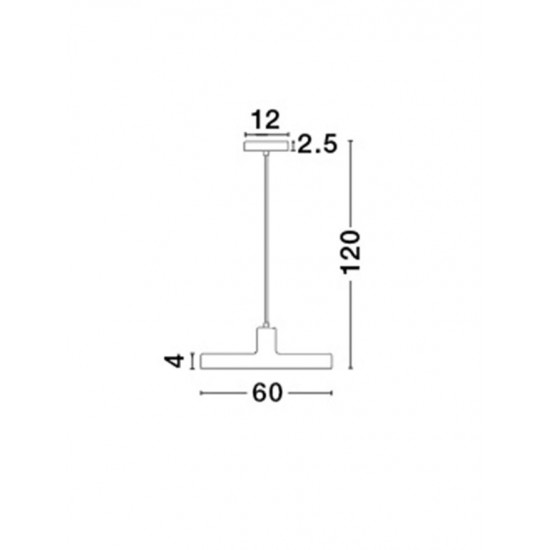 Pendul CHIOTO Nova Luce Modern, E27, 540601, Grecia