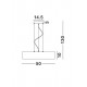 Suspensie FINEZZA Nova Luce Modern, E27, 550405, Grecia