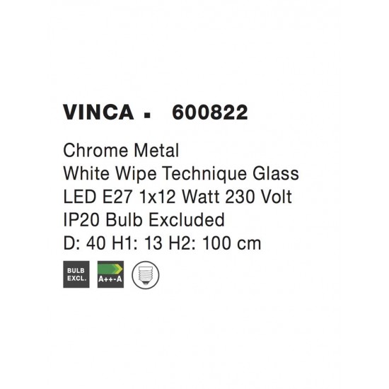 Pendul VINCA Nova Luce Clasic, E27, 600822, Grecia