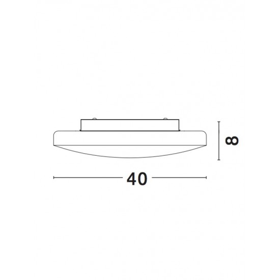 Plafoniera IVI Nova Luce Modern, E27, 6100523, Grecia