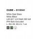 Plafoniera CUBE Nova Luce Modern, E27, 6110041, Grecia
