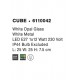 Plafoniera CUBE Nova Luce Modern, E27, 6110042, Grecia