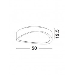 Plafoniera ONDA Nova Luce Modern, Led, 61471602, Grecia
