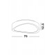 Plafoniera ONDA Nova Luce Modern, Led, 61471603, Grecia
