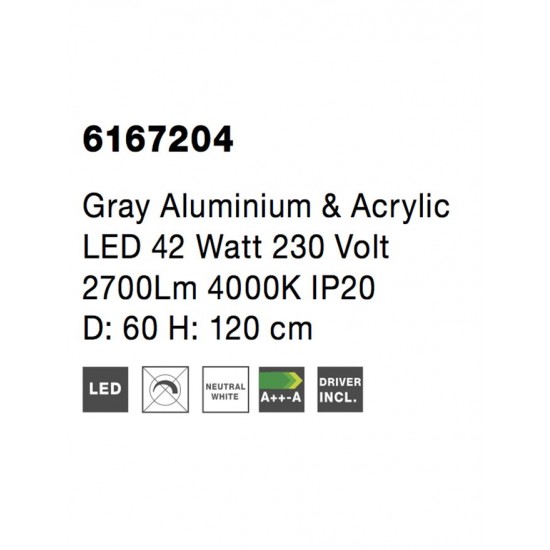 Suspensie RANDO Nova Luce Modern, Led, 6167204, Grecia