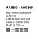 Suspensie RANDO Nova Luce Modern, Led, 6167205, Grecia