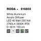 Suspensie RODA Nova Luce Modern, Led, 616803, Grecia