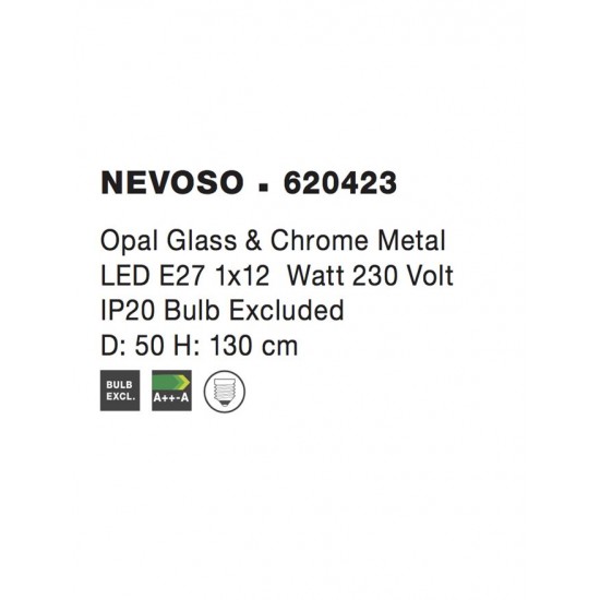 Pendul NEVOSO Nova Luce Modern, E27, 620423, Grecia
