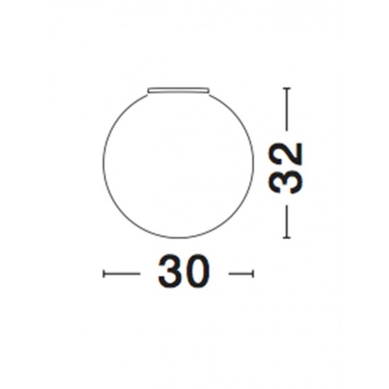 Plafoniera NEVOSO Nova Luce Modern, E27, 620424, Grecia