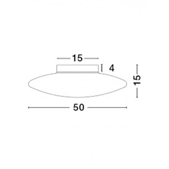 Plafoniera PRESSIONE Nova Luce Modern, E27, 620442, Grecia