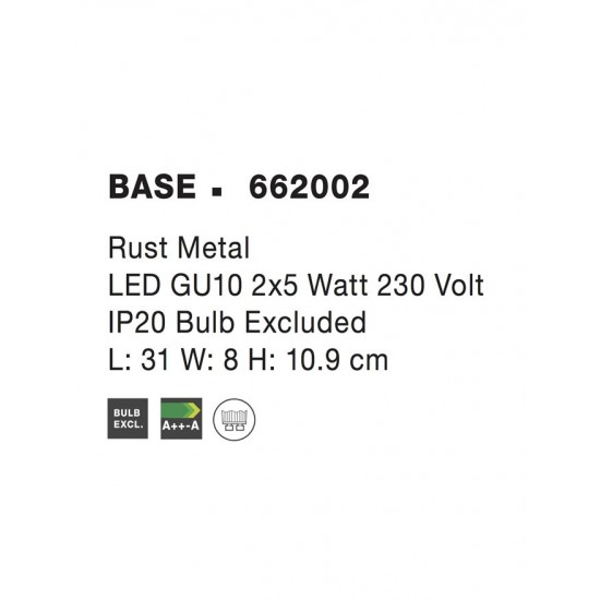 Lustra Spot BASE Nova Luce Modern, GU10, 662002, Grecia