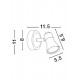 Lustra Spot GALERIA Nova Luce Modern, GU10, 663001, Grecia
