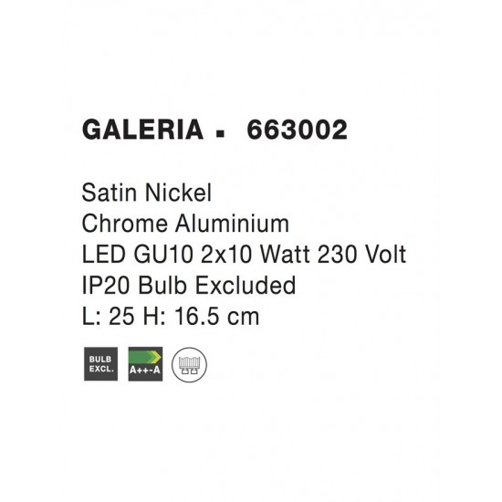Lustra Spot GALERIA Nova Luce Modern, GU10, 663002, Grecia