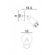 Lustra Spot CONO Nova Luce Modern, GU10, 668001, Grecia