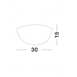 Aplica SHELL Nova Luce Modern, E27, 702201, Grecia