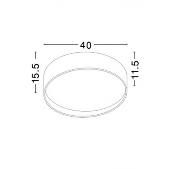 Plafoniera FANO Nova Luce Modern, Led, 71045001, Grecia